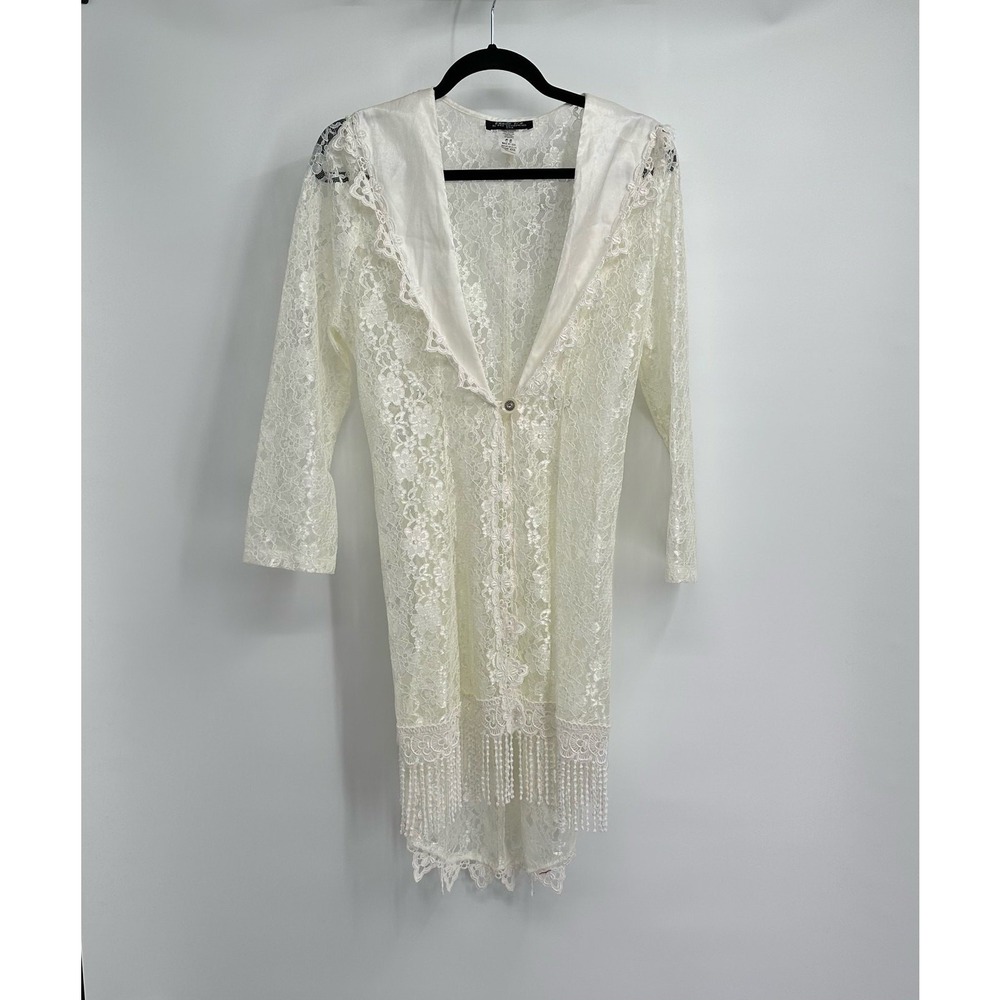 Womens Fairycore Lace Dress Size‎ S Ethereal Cottagecore Romantic Sheer Boho